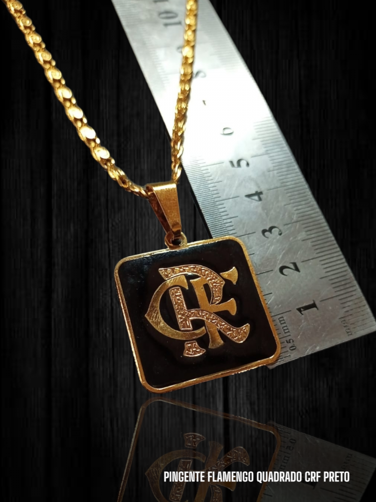 FLAMENGO QUADRADO CRF PRETO