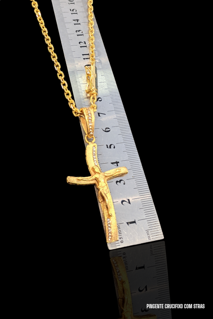 CRUCIFIXO COM STRASS